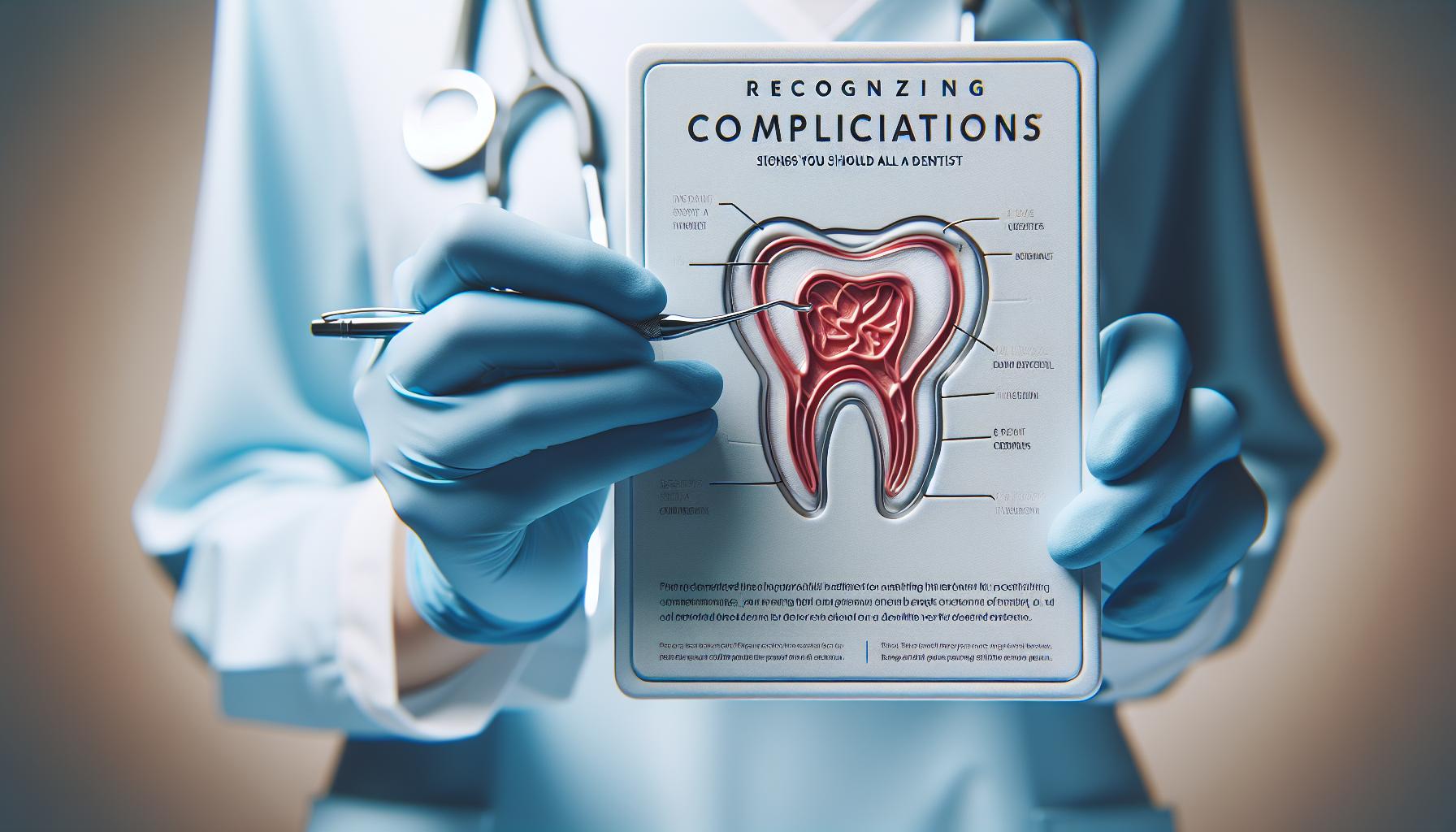 Recognizing​ Complications: ‍Signs You Should‌ Call a Dentist
